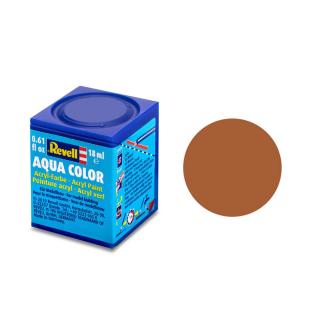 REVELL AQUA 85 hnědá matná akrylová modelářská barva (RAL8023), 18ml (REVELL 36185 BROWN MATT 18ml 0,61fl oz AQUA ACRYL COLOR)