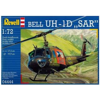 Revell Bell UH-1D SAR Model Set vrtulník 1:72, 115 dílů (Revell Bell UH-1D SAR 1:72, 17,5x19,9cm, Model No.: 04444)