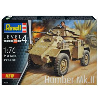 Revell Humber Mk.II Model Set obrněného vozidla 1:76, 65 dílů (Revell Humber Mk.II 1 1:76, 6,5cm, Model No.: 03289)