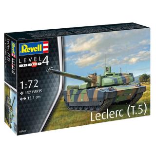 Revell Leclerc T5 Model kit tanku 1:72, 137 dílů (Revell Leclerc (T5) 1:72, 15,1x5,3cm, Model No.: 03341)