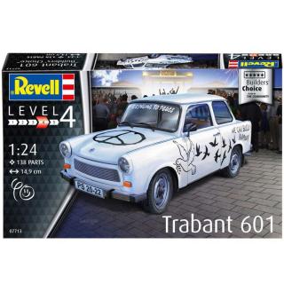 Revell Trabant 601S  Builder's Choice  Model kit Auto 1:24, 138 dílů (Revell Trabant 601S 1:24, 14,9cm, LEVEL 4, Model No.: 07713)