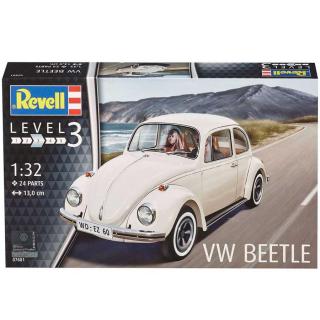 Revell VW Beetle (Kafer) Model kit Auto 1:32, 24 dílů (REVELL VW BEETLE 1:32, 13x4,9cm, LEVEL 3, Model No.: 07681)