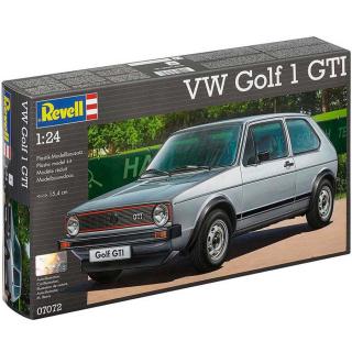 Revell VW Golf 1 GTI Model kit Auto 1:24, 121 dílů (Revell VW GOLF 1 GTI 1:24, 15,4cm, LEVEL 4, Model No.: 07072)