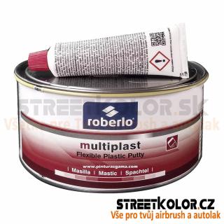 Roberlo multiplast ANTRACIT - Flexibilní stěrkový tmel na plasty, 1,0kg