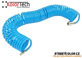 Spirálová hadice na vzduch 8x12mm, Délka: 15 m, Polyuretan