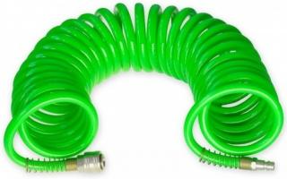 Spirálová hadice na vzduch 8x12mm, Délka: 7,5 m, Polyuretan