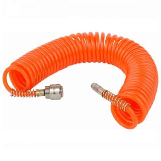 Spirálová hadice na vzduch 8x5mm, Délka: 5 m, Polyuretan