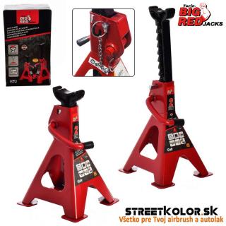 Stojanová podpěra pod auto, 2 kusy, nosnost: 2T, TORIN BIG RED JACK T42001