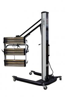 SUPER AKCE: Infrazářič HECKMANN HK-3DA, 3 x 1000W pro sušení autolaků