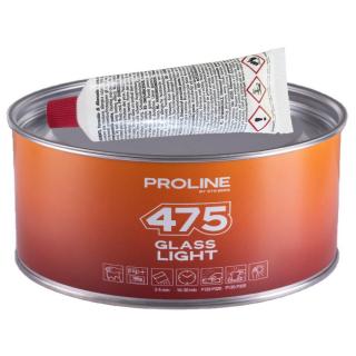 Tmel se skelným vláknem PROLINE 475 GLASS LIGHT, hmotnost: 1000 g (PROLINE GLASS LIGHT 475 LIGHTWEIGHT FIBERGLASS PUTTY, 1000g)