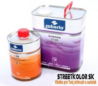 UHS LAK ROBERLO KRONOX 3100 Extra vysoký lesk 3:1, 3 litry+1litr tužidla (3+1, UHS lak + tužidlo)