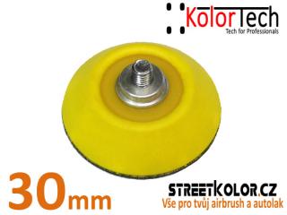 Unášecí disk 30mm na suchý zip, Závit: M6