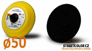 Unášecí disk 50mm na suchý zip, Závit: M6