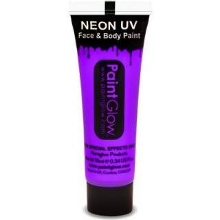 UV Fluorescentní barva Fialová na tělo a obličej, 10ml (GlowKolor by StreetKolor)