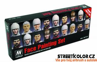 Vallejo 70.119 sada airbrush barev Face Painting 8x17 ml (Vallejo Face Painting set 70119)