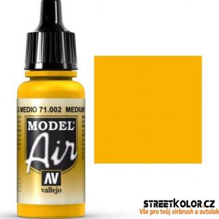 Vallejo 71.002 žlutá akrylová airbrush barva 17 ml (Vallejo Model Air)