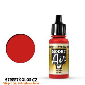 Vallejo 71.003 červená akrylová airbrush barva 17 ml (Vallejo Model Air)