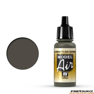 Vallejo 71.020 zelenohnědá akrylová airbrush barva 17 ml (Vallejo Model Air)