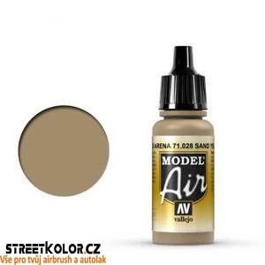 Vallejo 71.028 písková žlutá akrylová airbrush barva 17 ml (Vallejo Model Air)