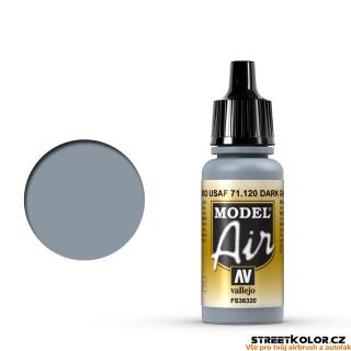 Vallejo 71.120 tmavě šedá akrylová airbrush barva 17 ml (Vallejo Model Air)