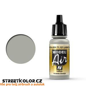 Vallejo 71.121 světle šedá akrylová airbrush barva 17 ml (Vallejo Model Air)