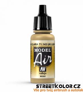 Vallejo 71.143 světle hnědá akrylová airbrush barva 17 ml (Vallejo Model Air 71.143)