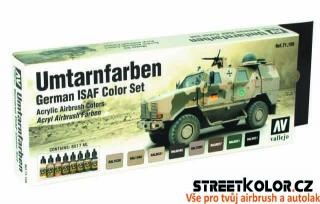 Vallejo 71.159 sada airbrush barev German ISAF 8x17 ml (Vallejo German ISAF Color Set 71159)