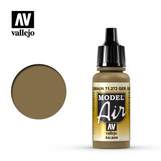 Vallejo 71.272 žltuhnedá akrylová airbrush barva 17 ml (VallejoYELLOW BROWN)