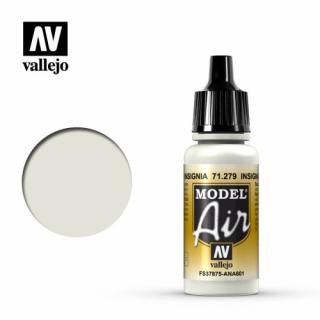 Vallejo 71.279 bílá akrylová airbrush barva 17 ml (VallejoINSIGNIAWHITE)