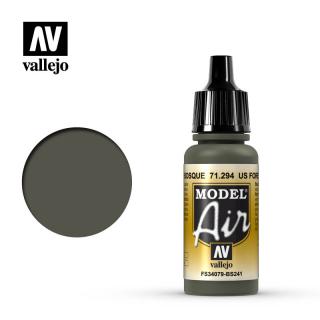Vallejo 71.294 lesná zelená akrylová airbrush barva 17 ml (VallejoFOREST GREEN)
