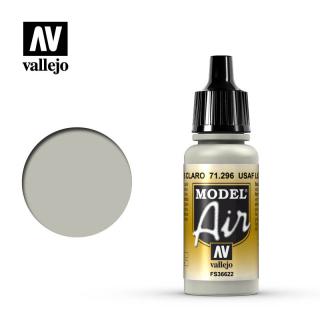 Vallejo 71.296 světle šedá akrylová airbrush barva 17 ml (Vallejo LIGHT GRAY)