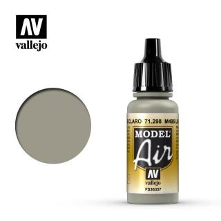 Vallejo 71.298 světle šedá akrylová airbrush barva 17 ml (Vallejo LIGT GRAY)