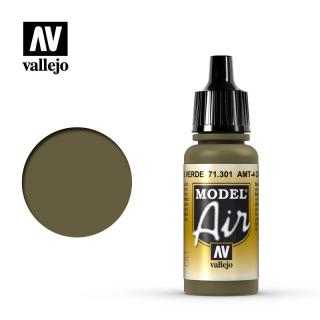 Vallejo 71.301 AMT-4 Camouflage Green akrylová airbrush barva 17 ml (Vallejo AMT-4 Camouflage Green)