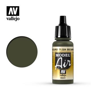 Vallejo 71.324 BS tmavozelená akrylová airbrush barva 17 ml (Vallejo BS DARK GREEN)
