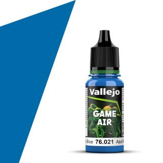 Vallejo 76.021 GameAir Modrá airbrush barva 18ml (VALLEJO MAGIC BLUE GAME AIR PAINT 76.021 / 76021 AZUL MÁGICO)