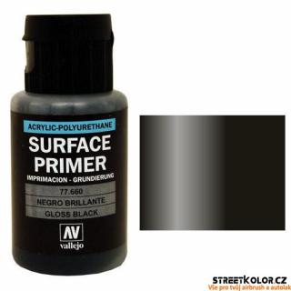 Vallejo 77.660 lesklý černý podklad pro airbrush barvy 32 ml (Vallejo Metal Colors)