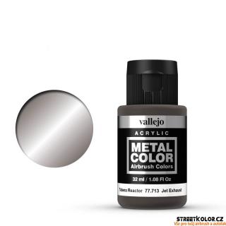 Vallejo 77.713 šedá metalická airbrush barva 32 ml (Vallejo Metal Colors)