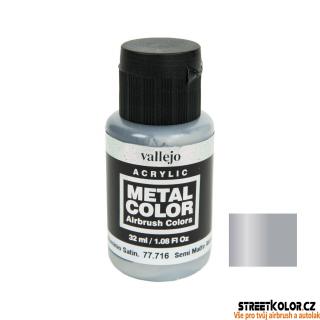 Vallejo 77.716 polomatná hliníková metalická airbrush barva 32 ml (Vallejo Metal Colors)