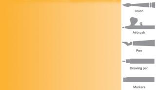 Vallejo 803 Oranžovožlutá akrylová airbrush barva 32 ml (Vallejo Liquid Acrylic)