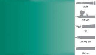 Vallejo 815 Smaragdová akrylová airbrush barva 32 ml (Vallejo Liquid Acrylic)