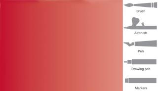 Vallejo 832 Červená akrylová airbrush barva 32 ml (Vallejo Liquid Acrylic)