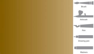 Vallejo 835 Zlatozelená akrylová airbrush barva 32 ml (Vallejo Liquid Acrylic)
