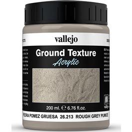 Vallejo Diorama Effects  Rough Grey Coarse Pumice 200 ml. (Vallejo Rough Grey Coarse Pumice 26.213)