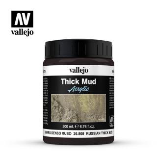 Vallejo Diorama Effects  RUSSIAN THICK MUD - Ruská hlína, 200 ml (Vallejo RUSSIAN THICK MUD 26.808, BARRO DENSO RUSO, RUSKÁ HLINA)