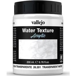 Vallejo Diorama Effects Transparent Water (Colorless) 200 ml. (Vallejo Transparent Water 26.201)