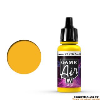 Vallejo Game Air 72.706 tmavě žlutá akrylová airbrush barva 17 ml (Vallejo Game Air)