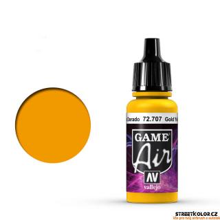 Vallejo Game Air 72.707 zlatožlutá akrylová airbrush barva 17 ml (Vallejo Game Air)