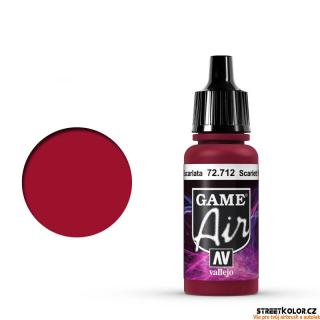 Vallejo Game Air 72.712 šarlatově červená akrylová airbrush barva 17 ml (Vallejo Game Air)