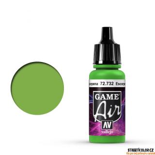 Vallejo Game Air 72.732 světle zelená akrylová airbrush barva 17 ml (Vallejo Game Air)