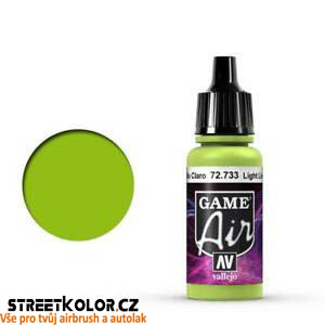 Vallejo Game Air 72.733 limetková akrylová airbrush barva 17 ml (Vallejo Game Air)